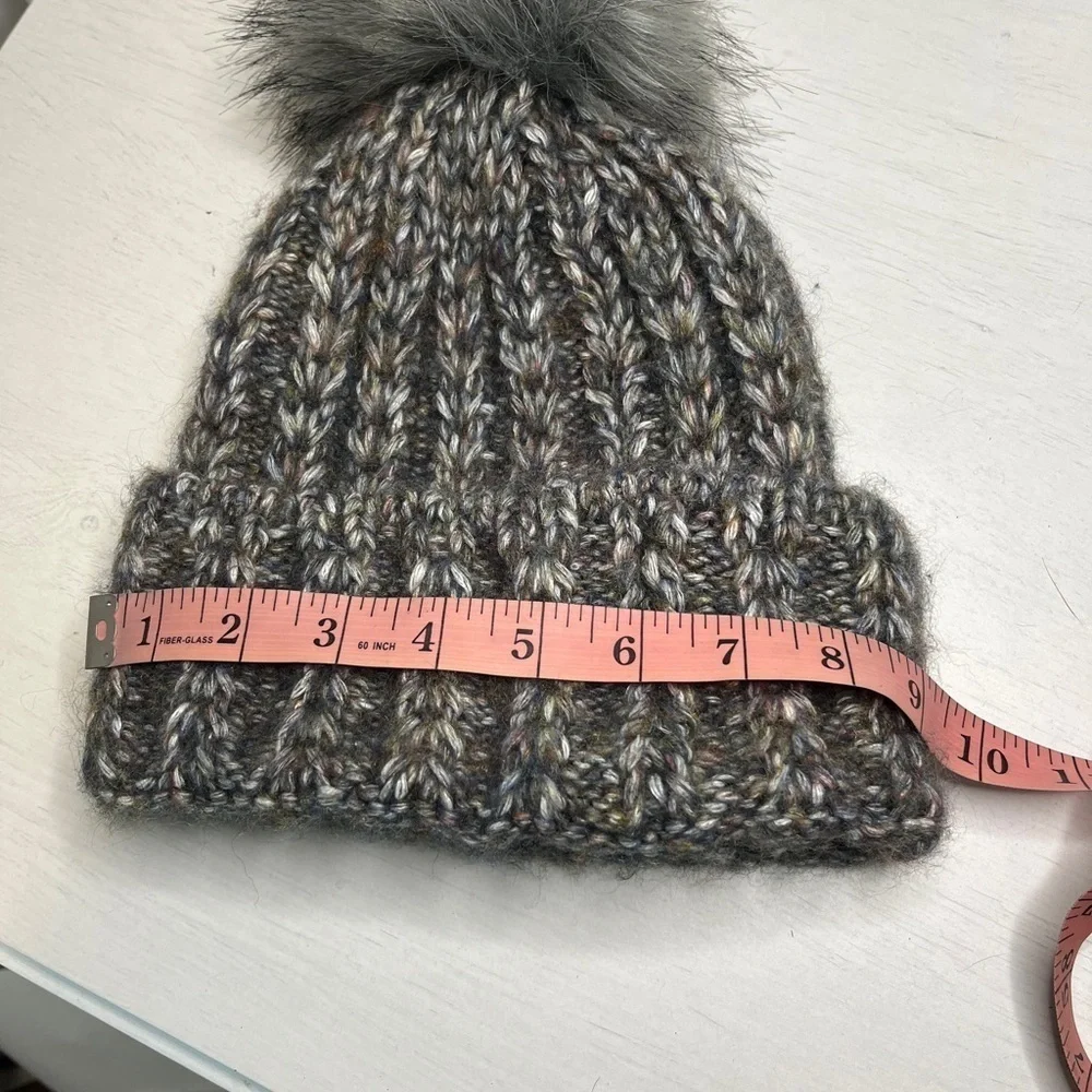 Norla Made In Canada Alpaca & Wool Blend Beanie With A Fluffy Pom Pom